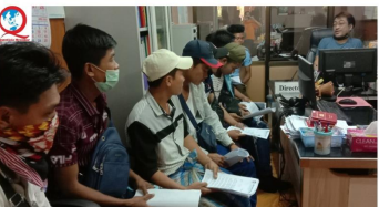 Brifing at the Office before Departure from Myanmar.