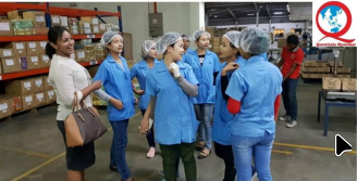Visiting at Rubber Factory in Malaysia.